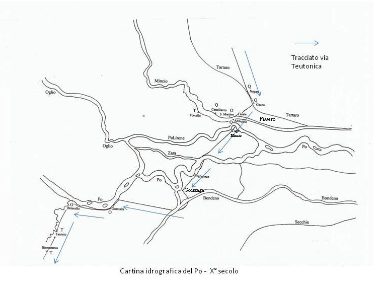 Cartina idrografica x secolo